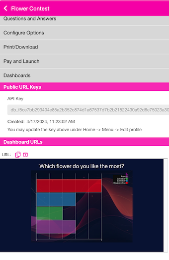 print and download options