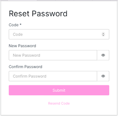 Reset code