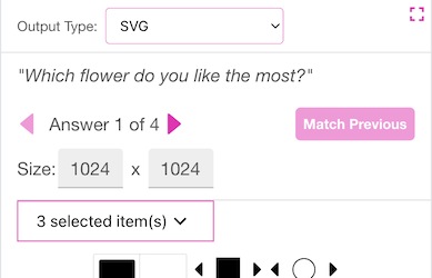 Manual PDF size choices