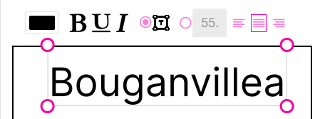 text attributes, color, bold, underline, italic